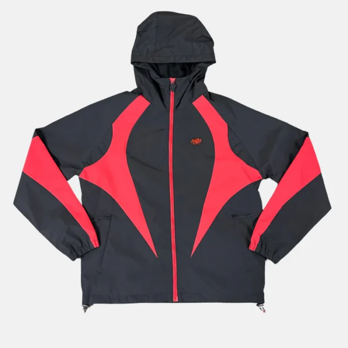 VORTEX WOVEN JACKET – BLACK/RED