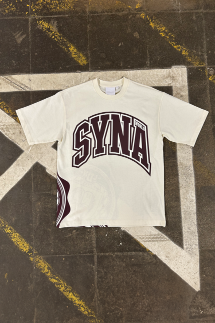 COLLEGE TEE – OFF WHITE