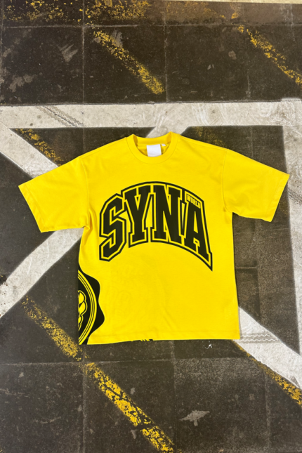 COLLEGE TEE – YELLOW